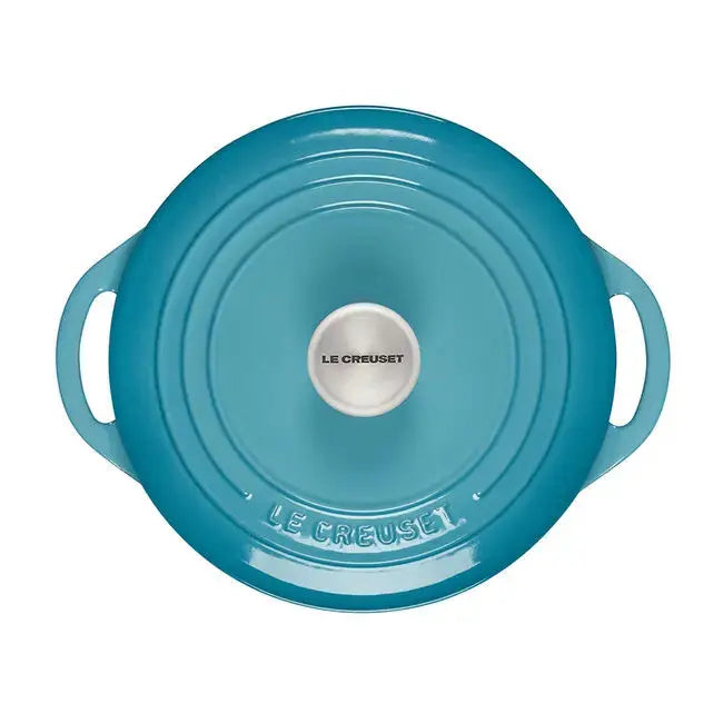 Le Creuset Shallow Round 2 3/4 Dutch Oven - Caribbean LE CREUSET