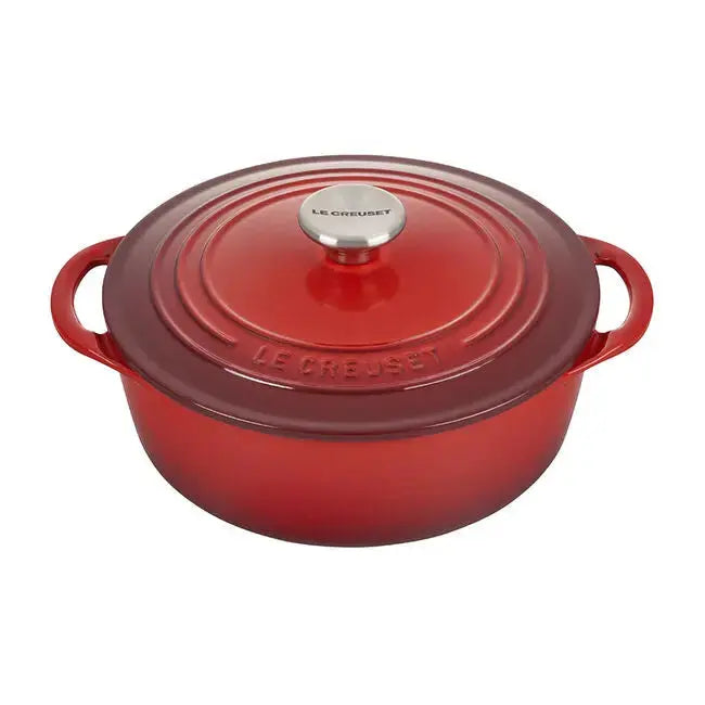 Le Creuset Shallow Round 2 3/4 Dutch Oven - Cerise LE CREUSET