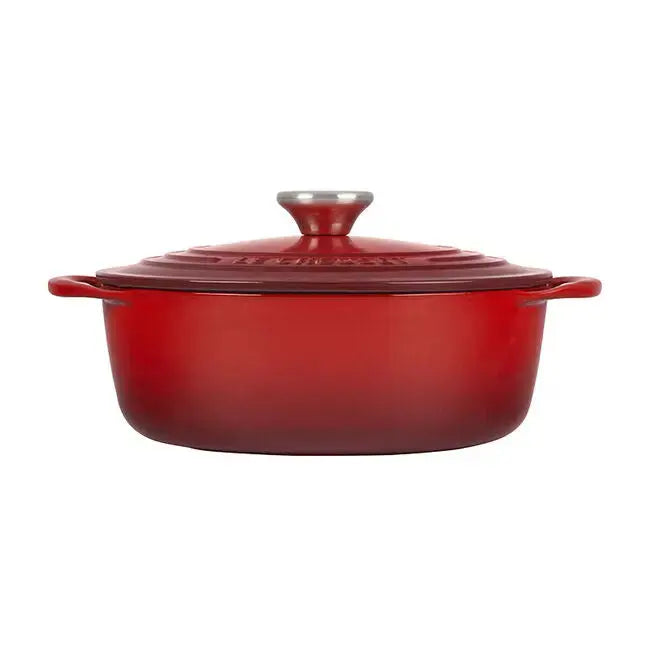 Le Creuset Shallow Round 2 3/4 Dutch Oven - Cerise LE CREUSET