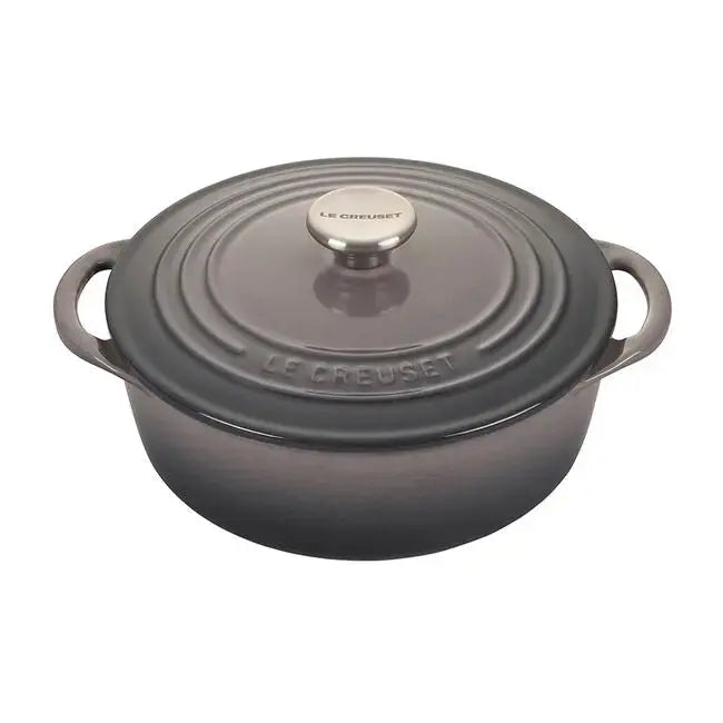 Le Creuset Shallow Round Dutch Oven - Oyster LE CREUSET