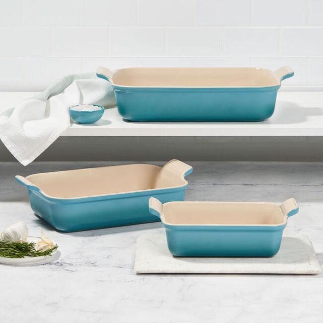 Le Creuset Heritage Set of 3 Rectangular Dishes - Browns Kitchen
