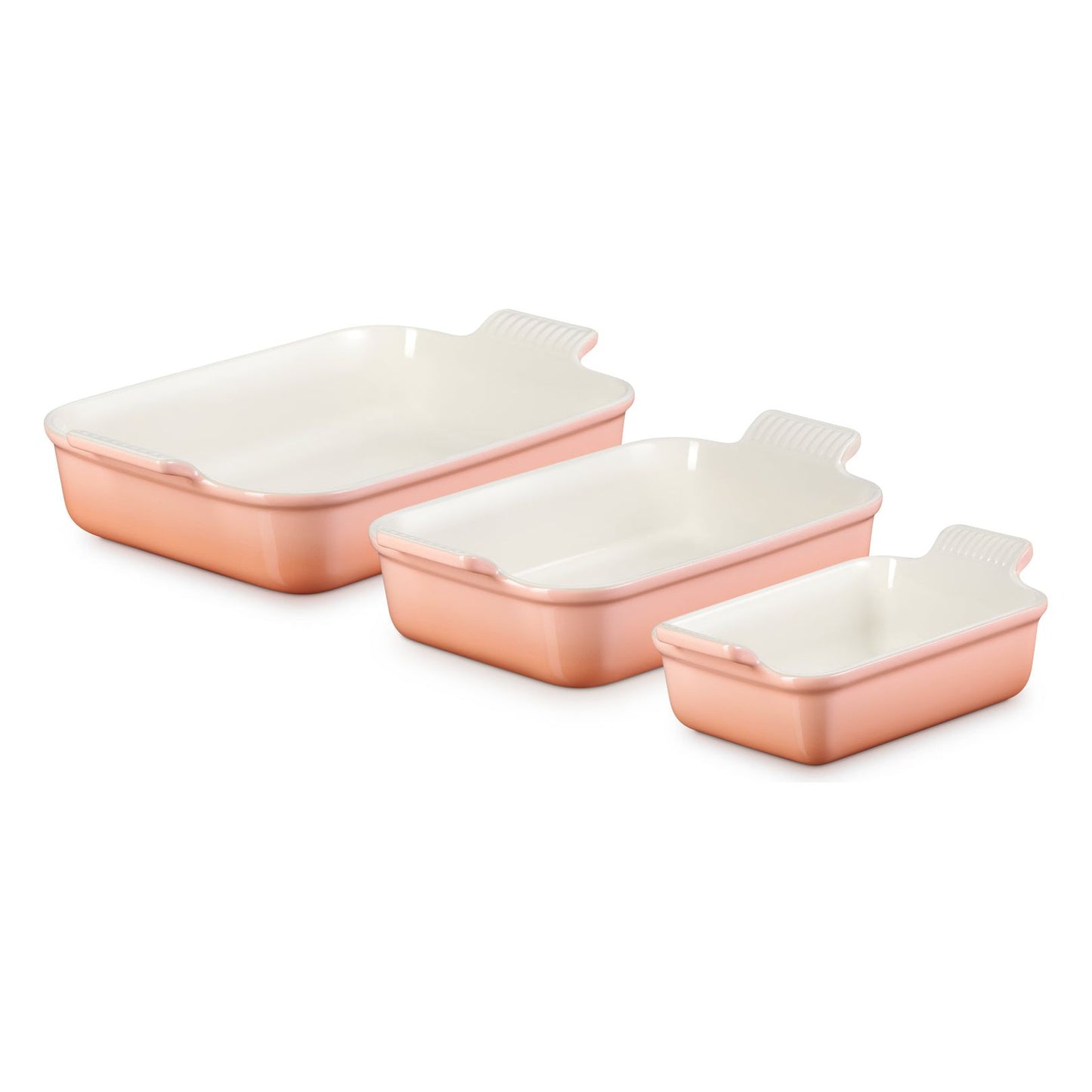 Le Creuset Heritage Set of 3 Rectangular Dishes - Browns Kitchen