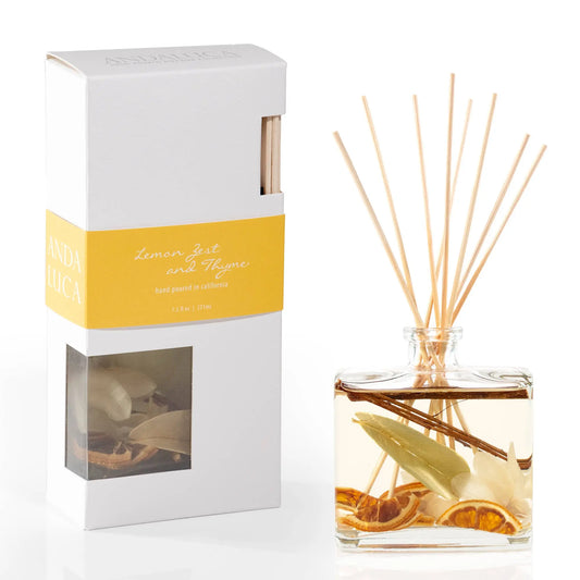 Lemon Zest and Thyme Botanical Reed Diffuser  Browns Kitchen