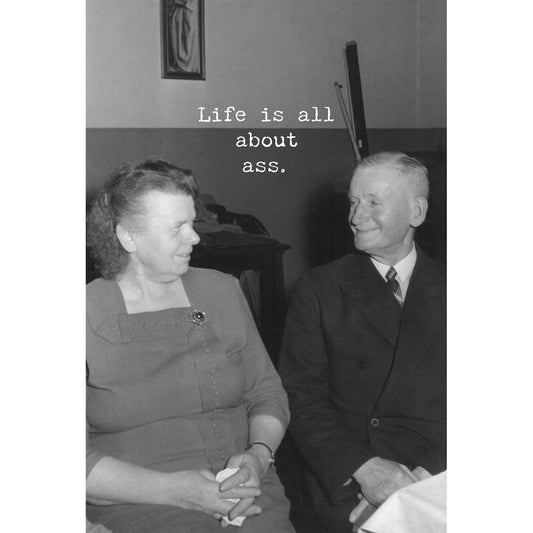 Life Is All About Greeting Card - Browns Kitchen