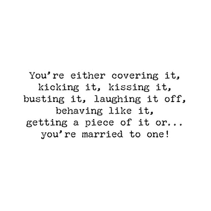 Life Is All About Greeting Card - Browns Kitchen