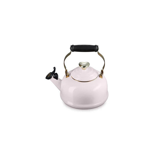Limited Edition Classic Whistling Kettle with Light Gold Heart Knob - Browns Kitchen