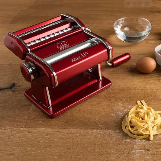 Marcato Atlas 150 Pasta Machine - Red  Browns Kitchen