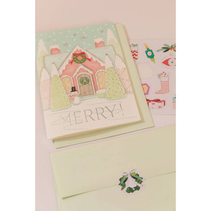 Merry House Greeting Card: Individual  Browns Kitchen