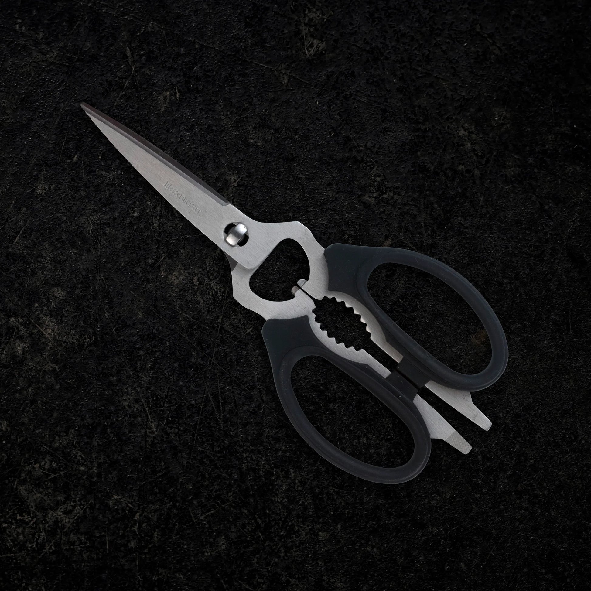 Messermeister Take-Apart Kitchen Scissors 8 Black - Browns Kitchen
