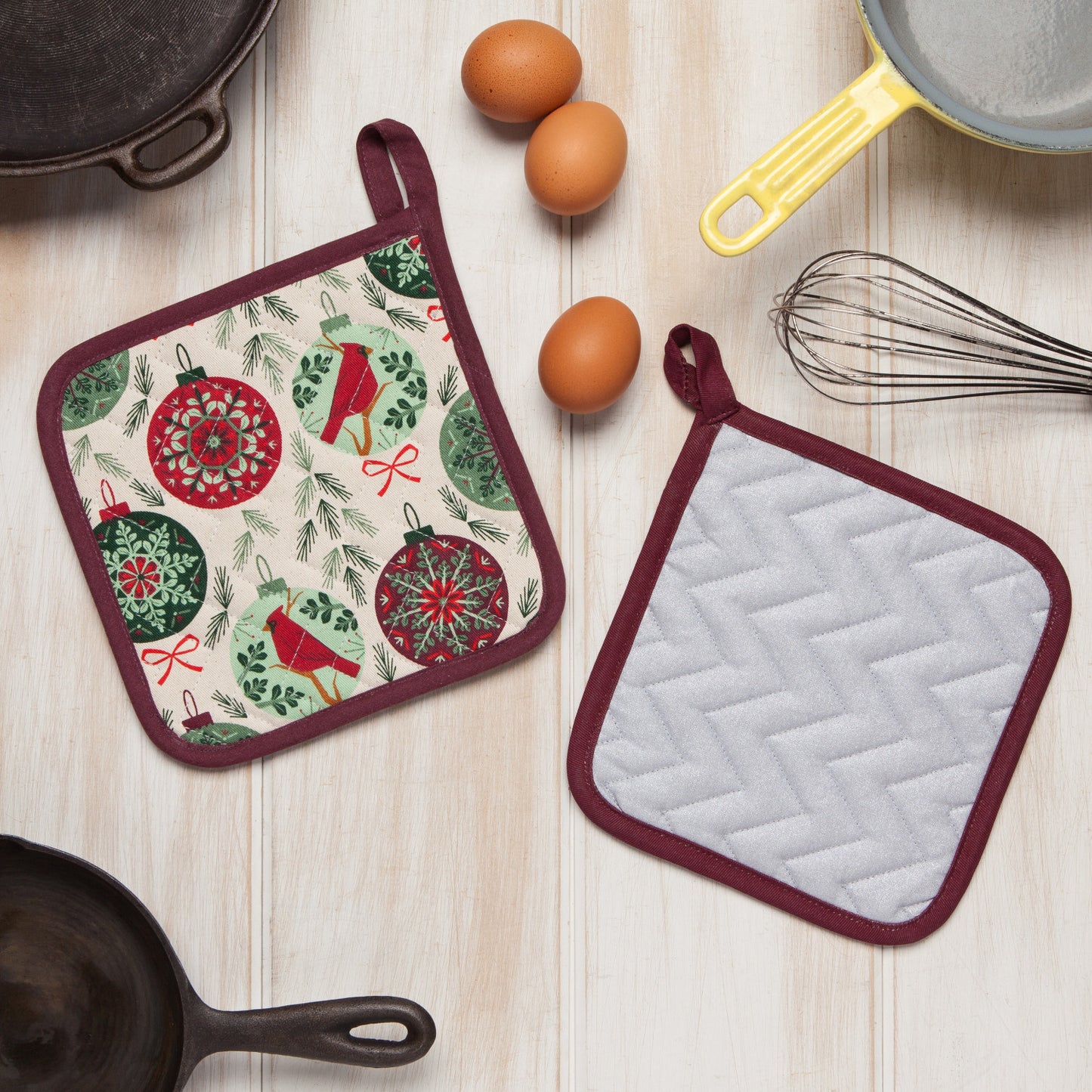 Good Tidings Christmas Potholder