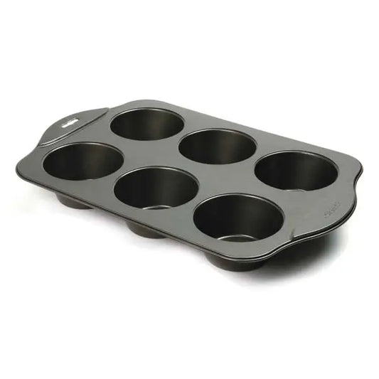 Nonstick Giant Muffin Pan, 6 Cavity Cookware Browns Kitchen