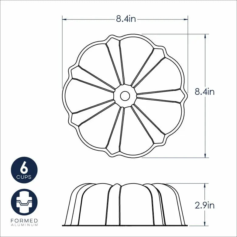 Nordic Ware 6 Cup Formed Bundt® Pan Nordic Ware