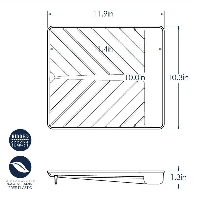 Nordic ware microwave bacon shop tray & food defroster