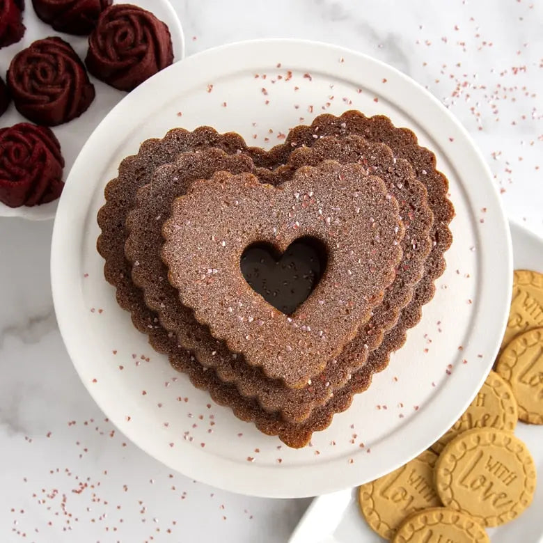 Heart bundt cake clearance pan