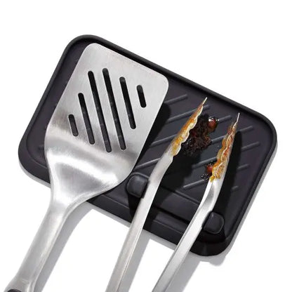 OXO Good Grips Grilling Turner and Tongs Set Outdoor Grill Accessories Browns Kitchen