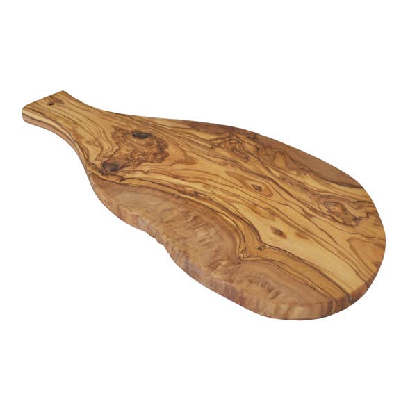 Olive Wood Cutting Board With Handle  Browns Kitchen