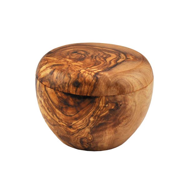 Olive Wood Salt Cellar  Browns Kitchen