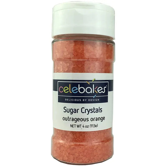 Outrageous Orange Sugar Crystal Celebakes