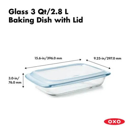 Oxo 3 Qt Baking Dish with Lid OXO