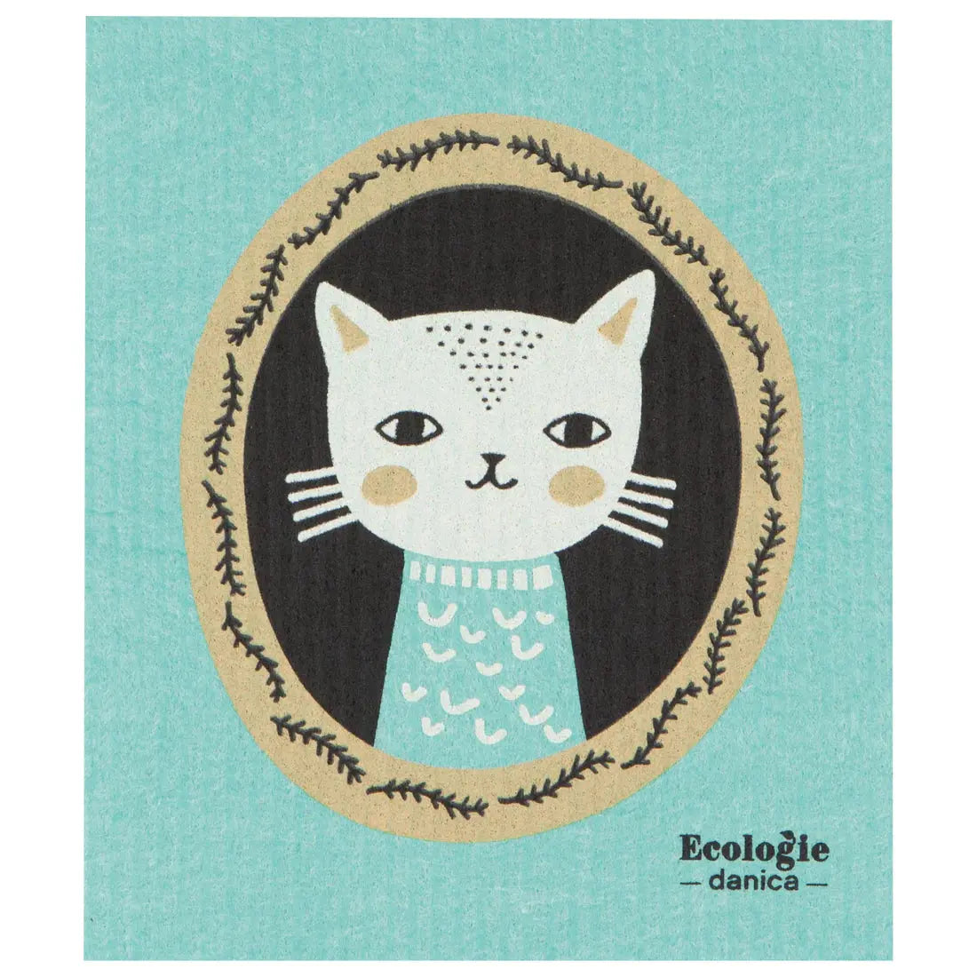 Swedish Dishcloth Picture Purrfect NOW DESIGNS