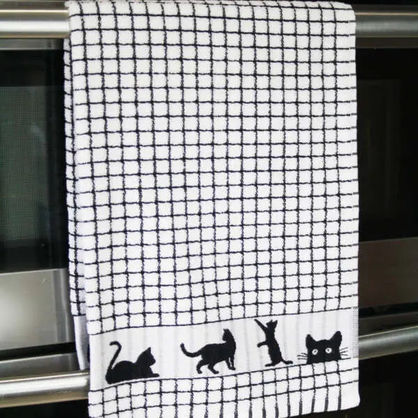 Poli Dri Tea Towel Cat Samuel Lamont and Sons