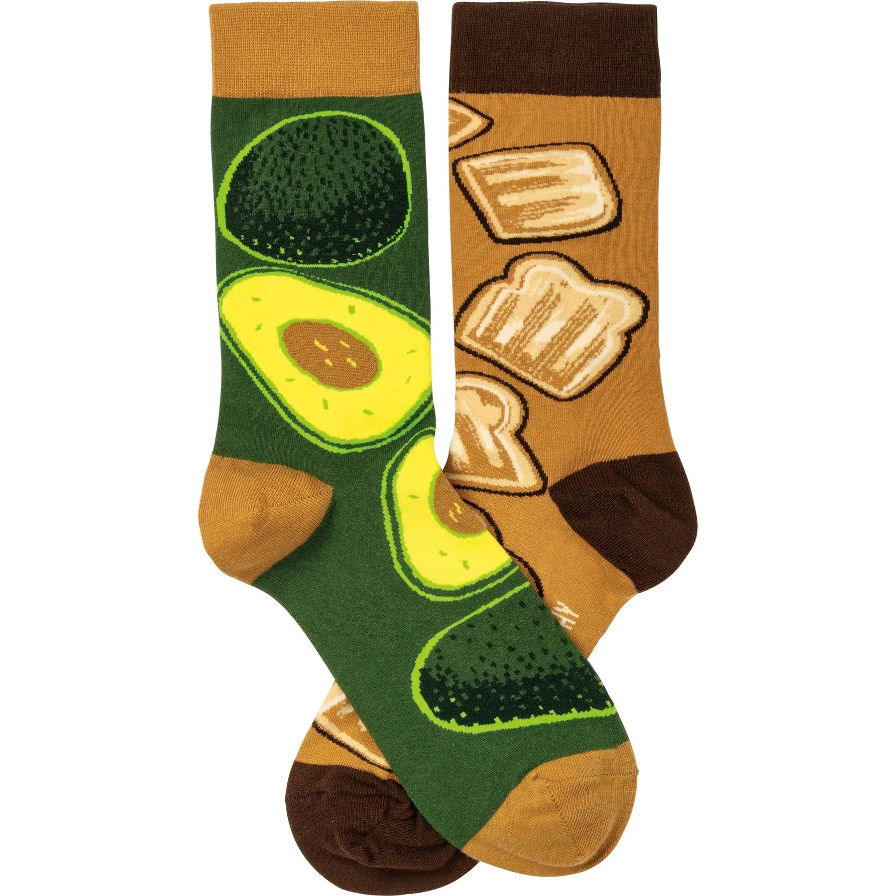 Primitives By Kathy - "Avocados & Toast" Socks PRIMITIVES BY KATHY