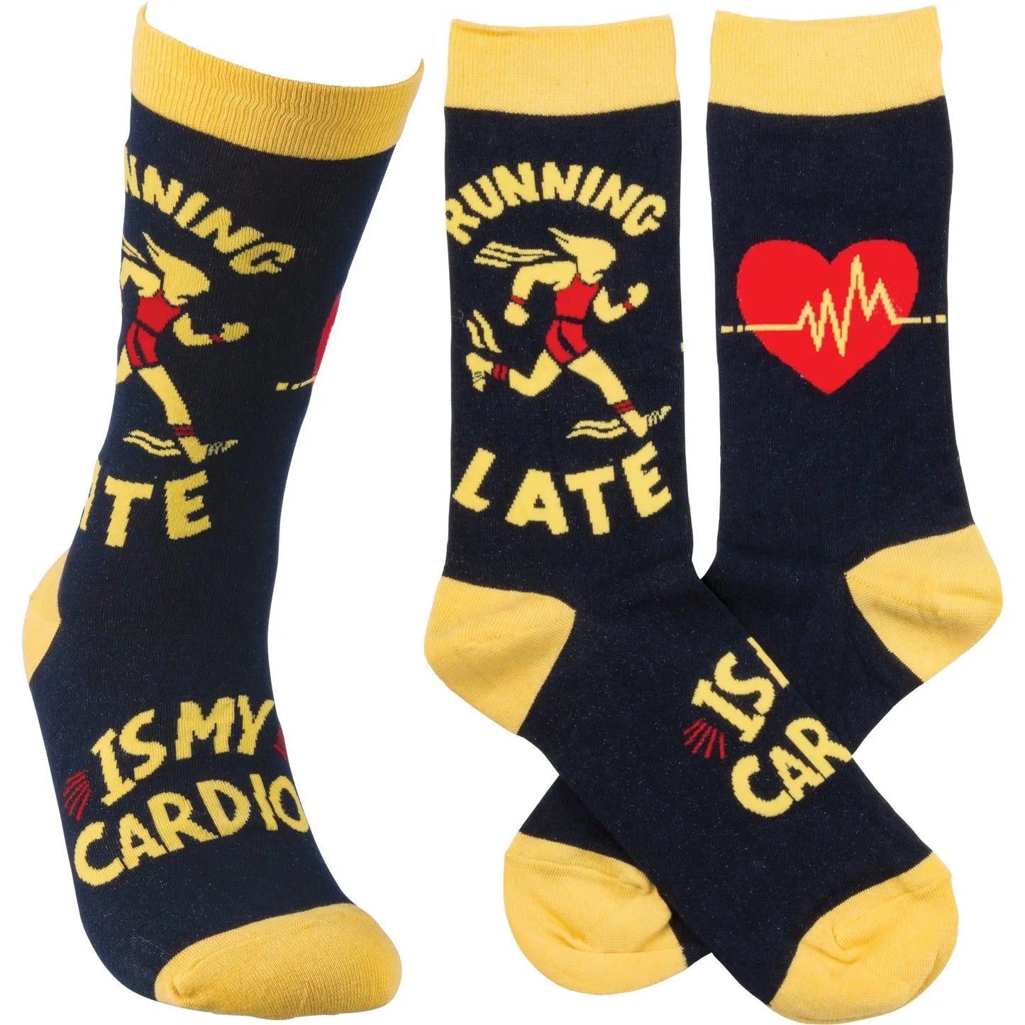 Primitives By Kathy - "Running Late" Socks PRIMITIVES BY KATHY