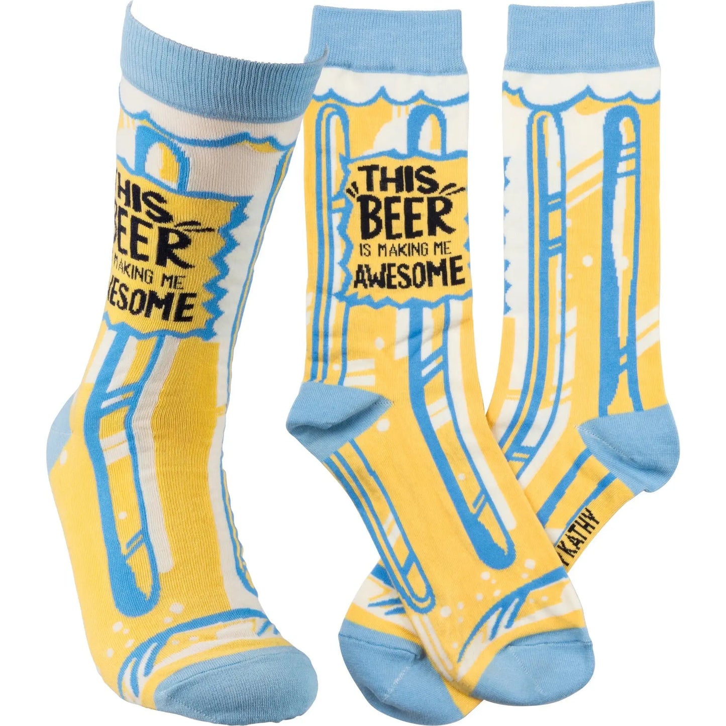 Primitives By Kathy - "This Beer..." Socks PRIMITIVES BY KATHY