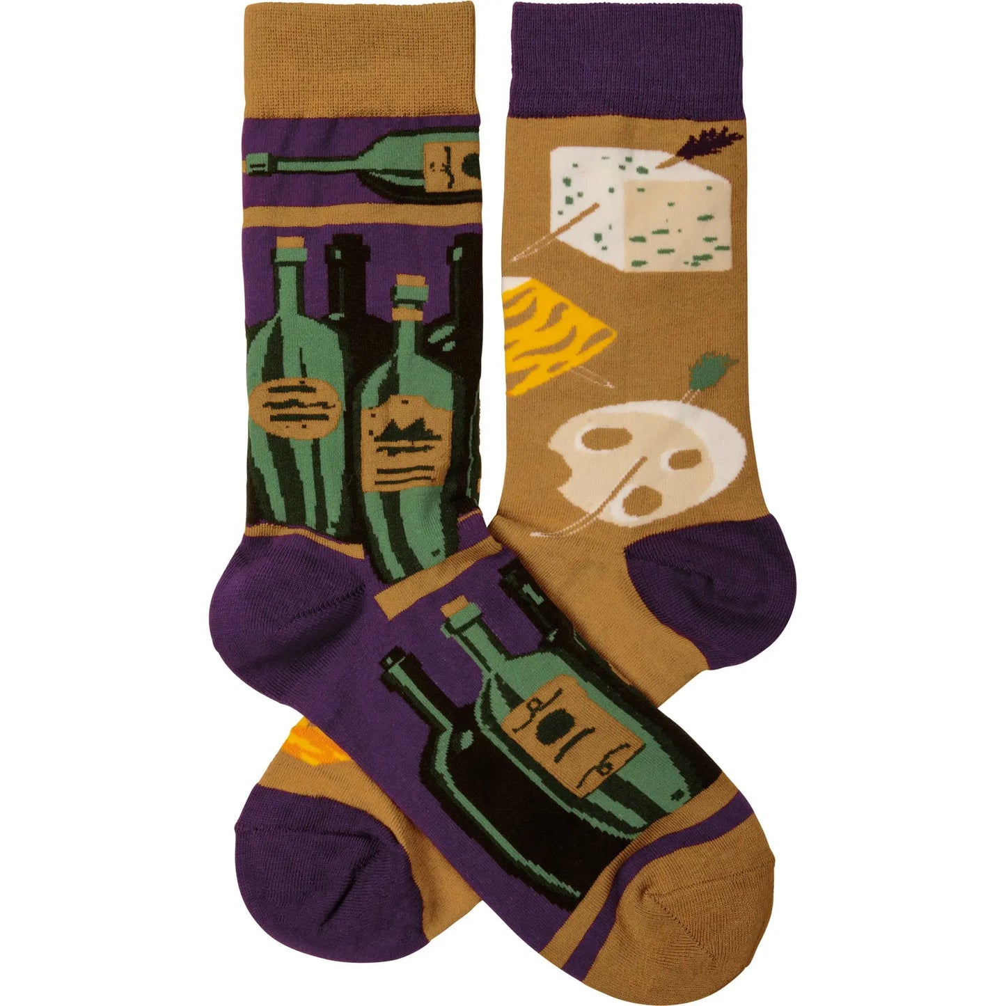 Primitives By Kathy - "Wine & Cheese" Socks PRIMITIVES BY KATHY
