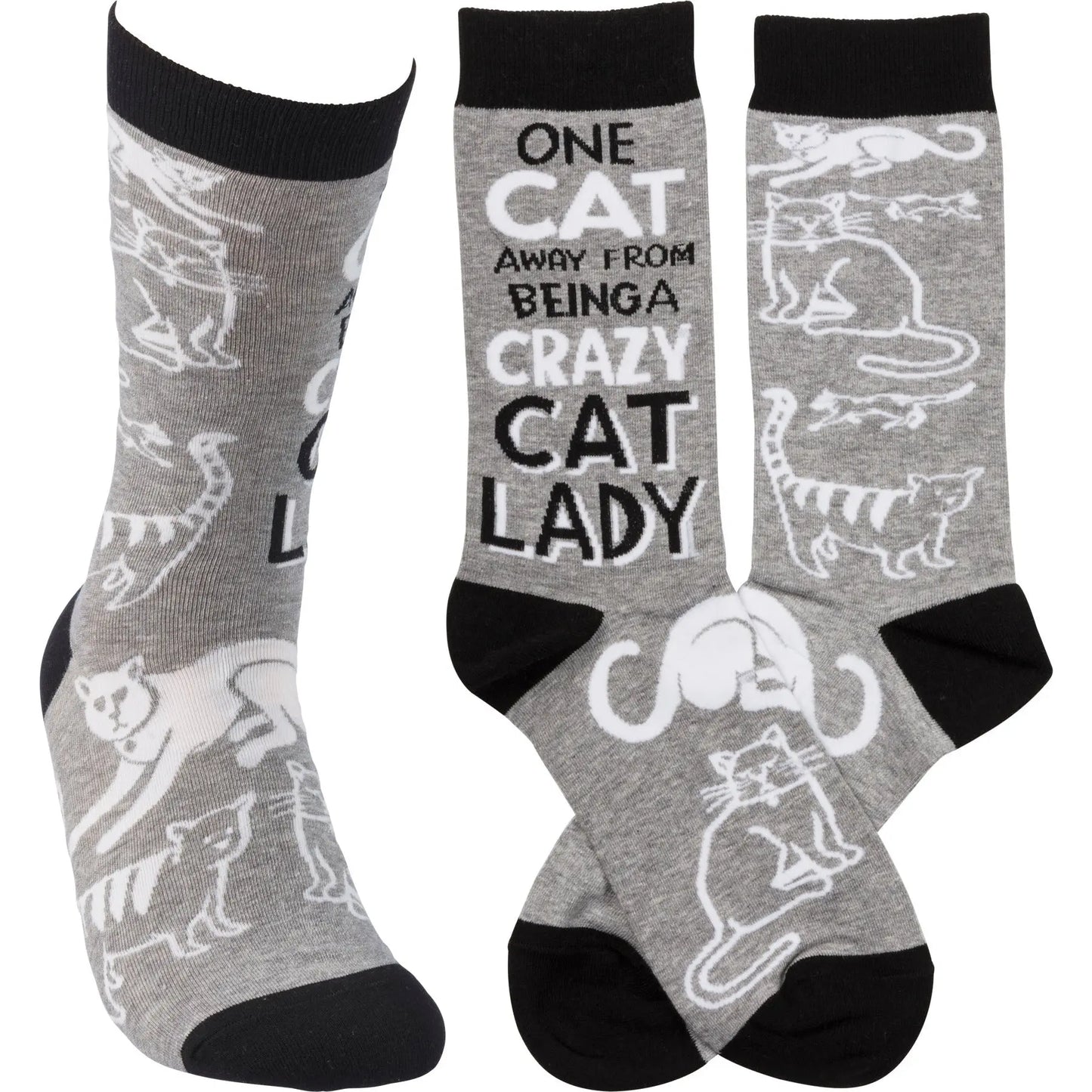 Primitives by Kathy -"Crazy Cat Lady" Socks PRIMITIVES BY KATHY