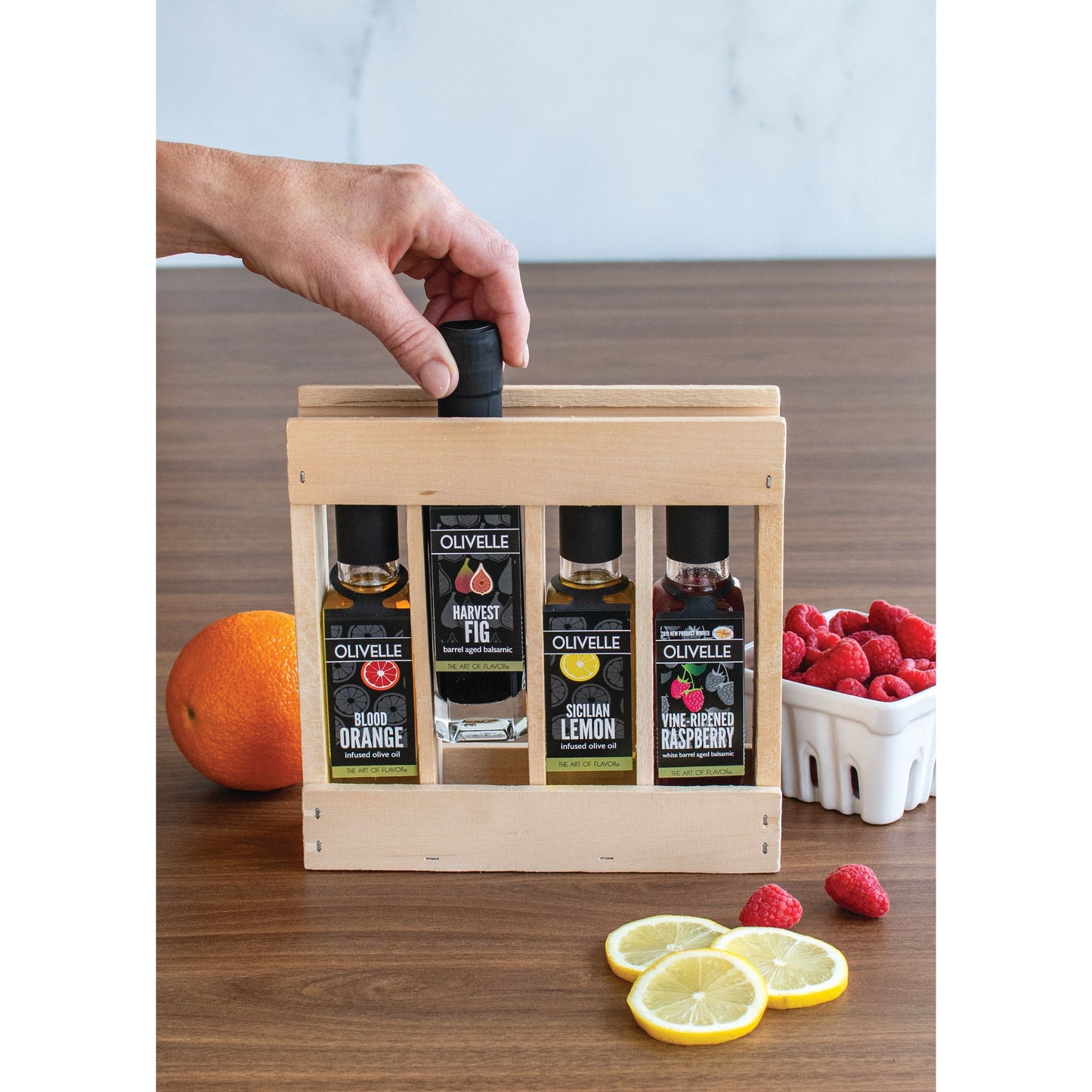 Olivelle Oil & Vinegar Sampler Gift Crate