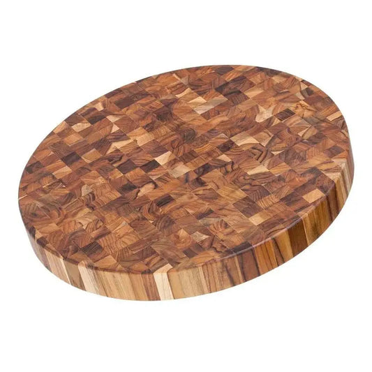 Proteak Butcher Block Circular Cutting Board PROTEAK