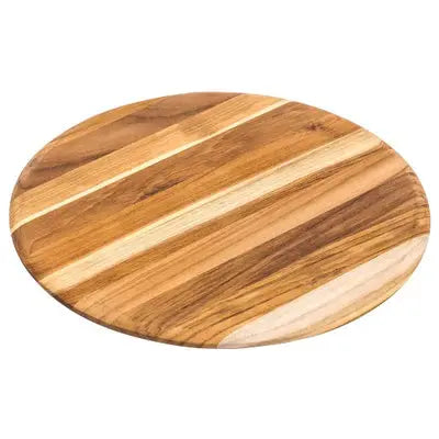 Proteak Elegant Collection Rounded Edge Round Cutting Board PROTEAK