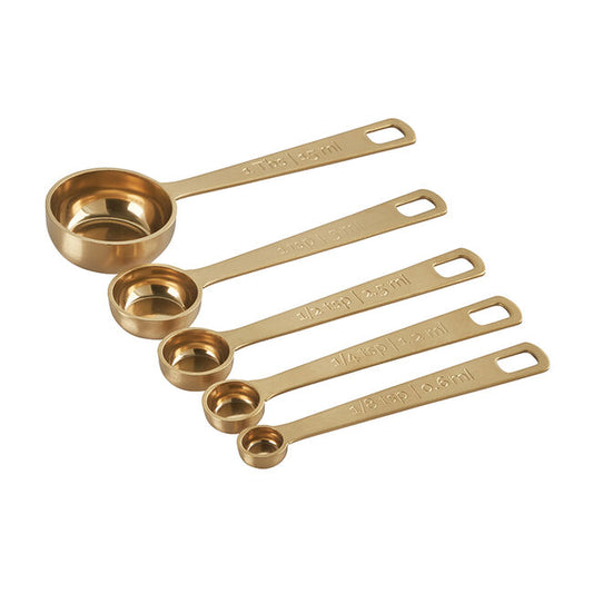 Le Creuset Gold Measuring Spoons - Set of 5