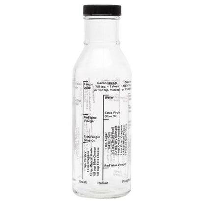 Salad Dressing Mixer Bottle with 8 Classic Light Recipes - Browns Kitchen