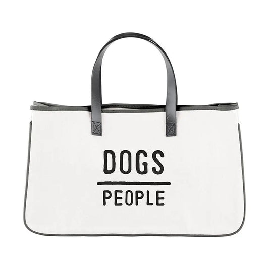 Santa Barbara Face to Face Canvas Tote - Dogs/People CREATIVE BRANDS