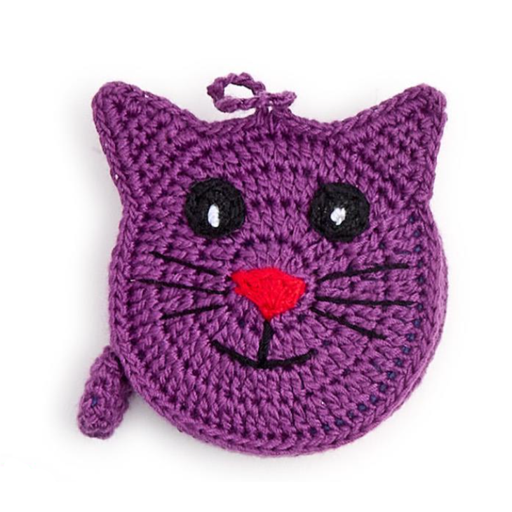 Cat Hand-Crocheted Measuring Tape