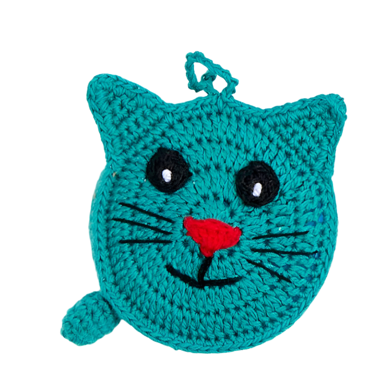 Cat Hand-Crocheted Measuring Tape