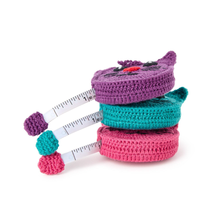 Cat Hand-Crocheted Measuring Tape