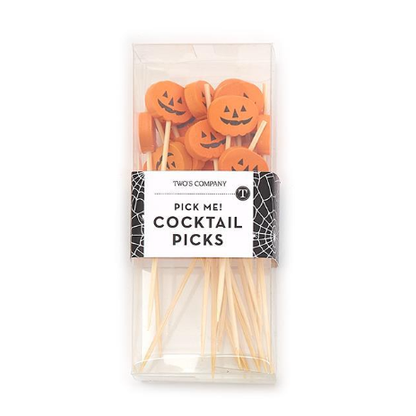 Halloween Themed Single Use Bamboo Picks