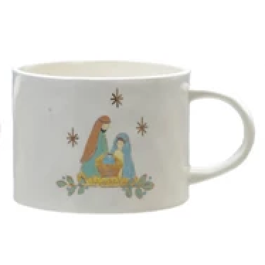 Stoneware Mug with Gold Electroplating, 4 Styles