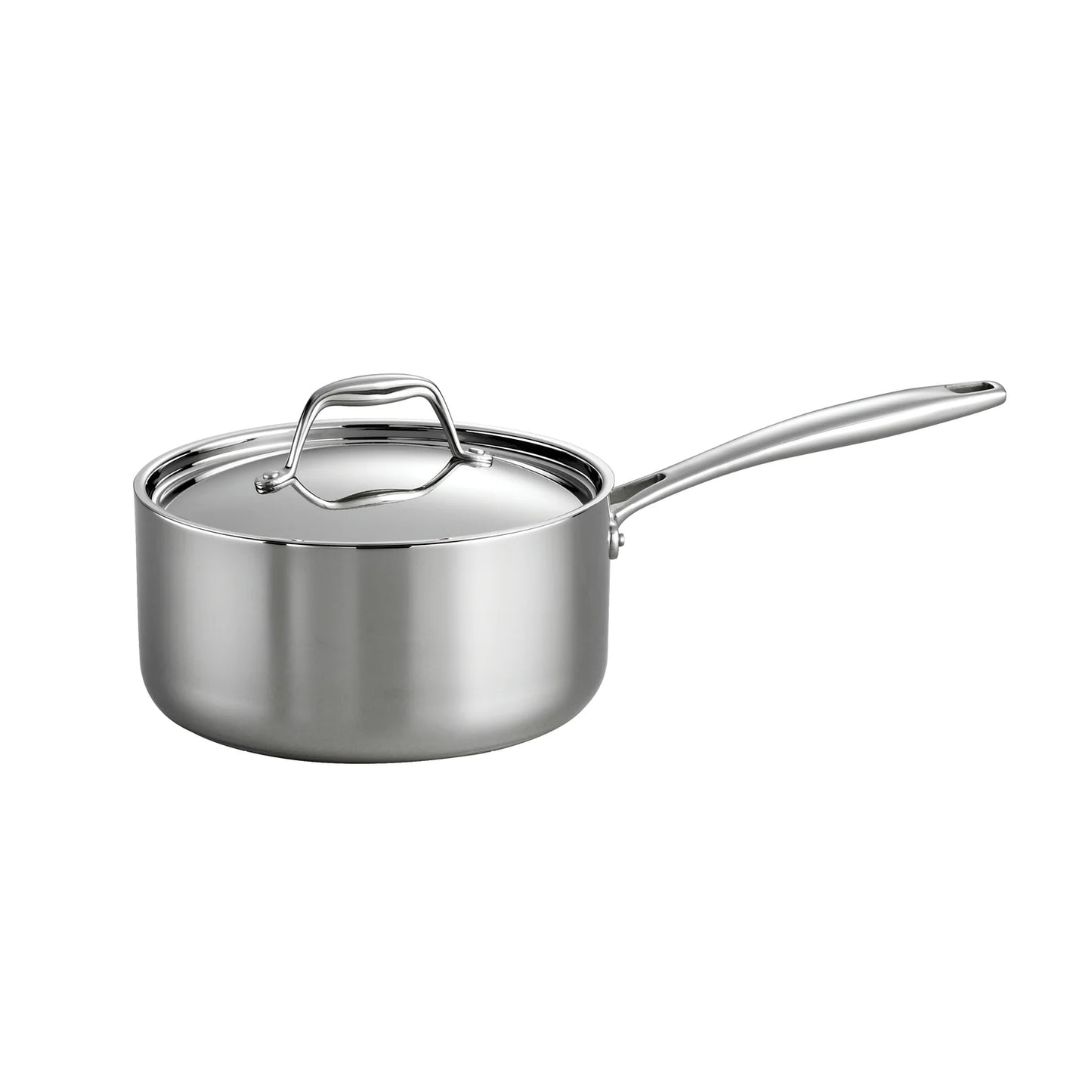 Tramontina Signature Tri-Ply Clad Stainless Steel Covered 3Qt Sauce Pan