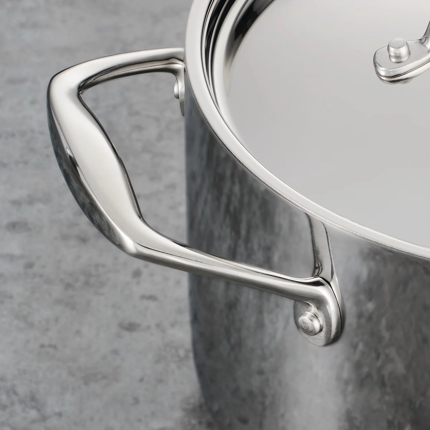 Tramontina Signature 8 Quart Tri-Ply Clad Stainless Steel Covered Stock Pot