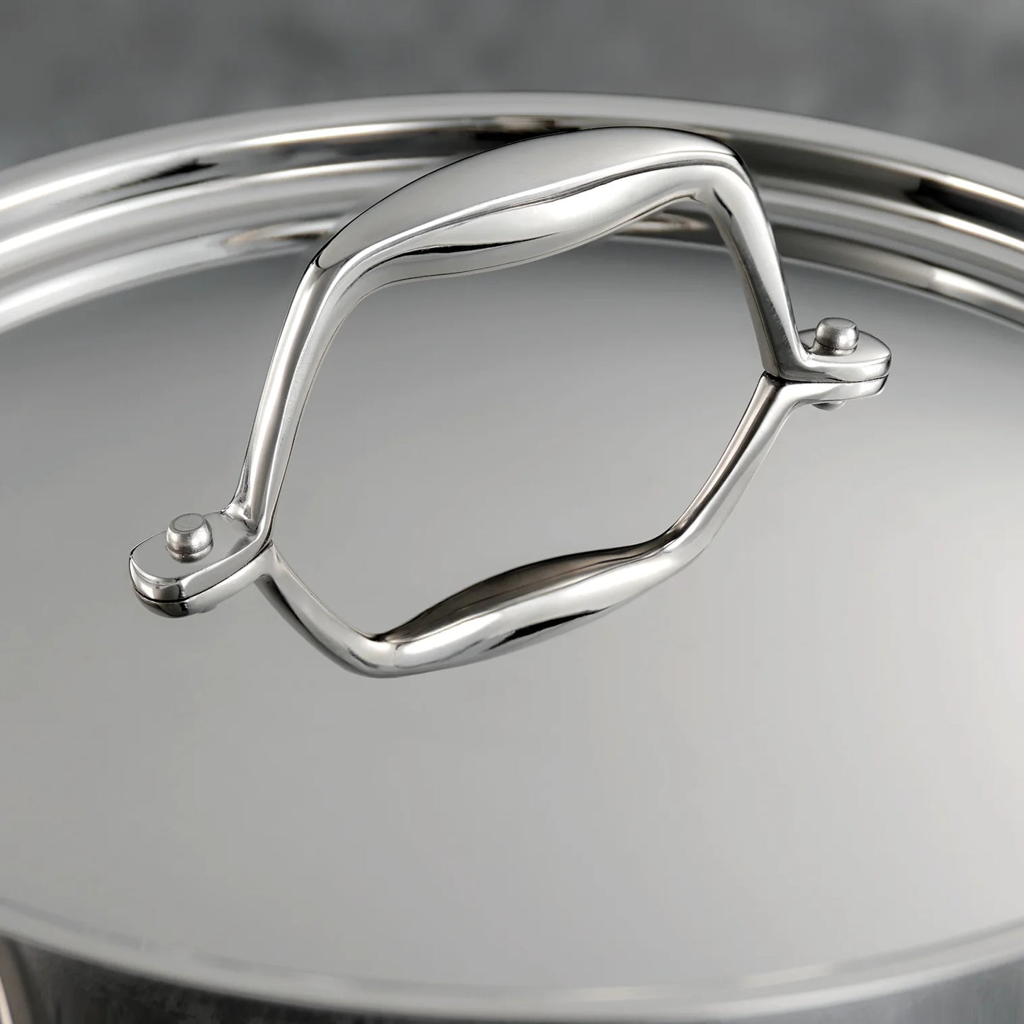 Tramontina Signature 8 Quart Tri-Ply Clad Stainless Steel Covered Stock Pot