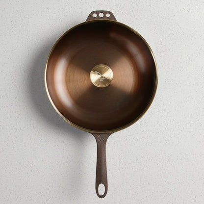 Smithey No. 11 Deep Skillet + Glass Lid