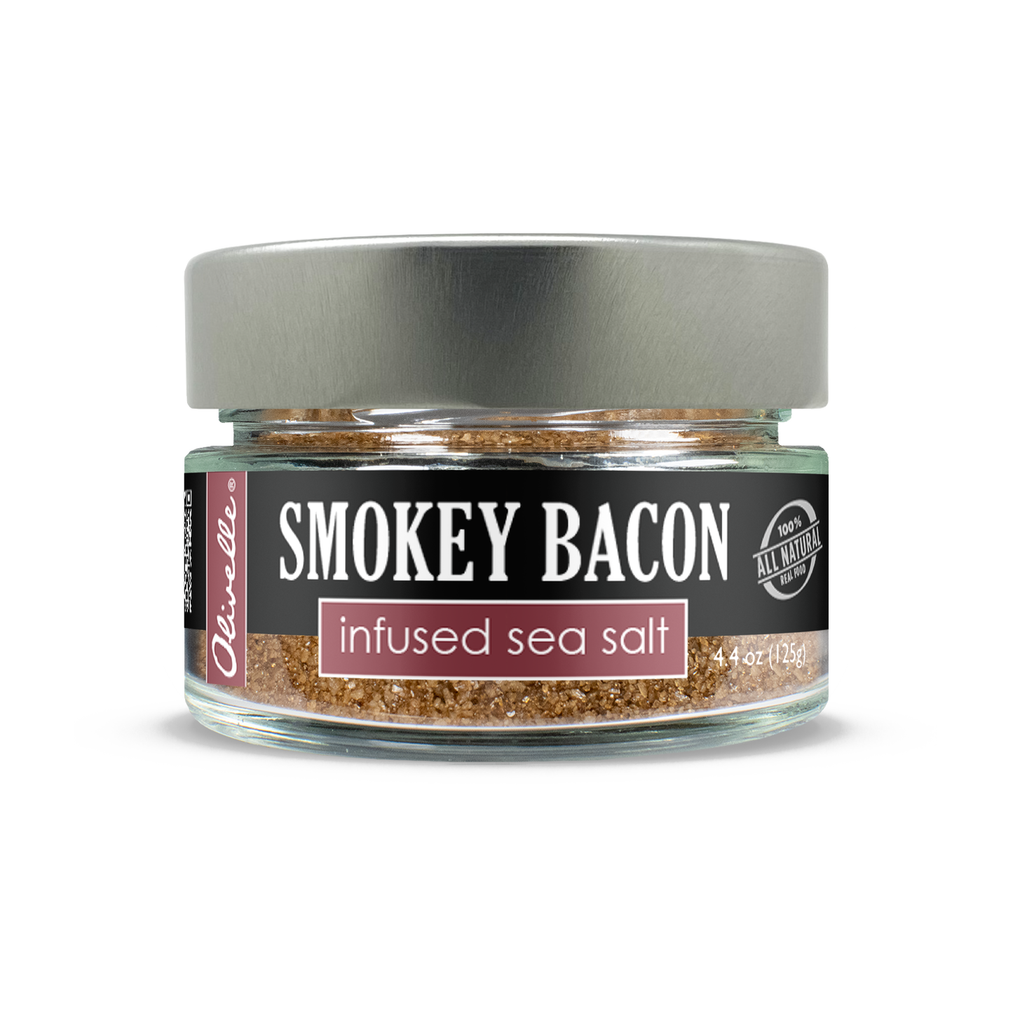 Smokey Bacon Sea Salt -125g (4.4oz) Seasonings & Spices Browns Kitchen