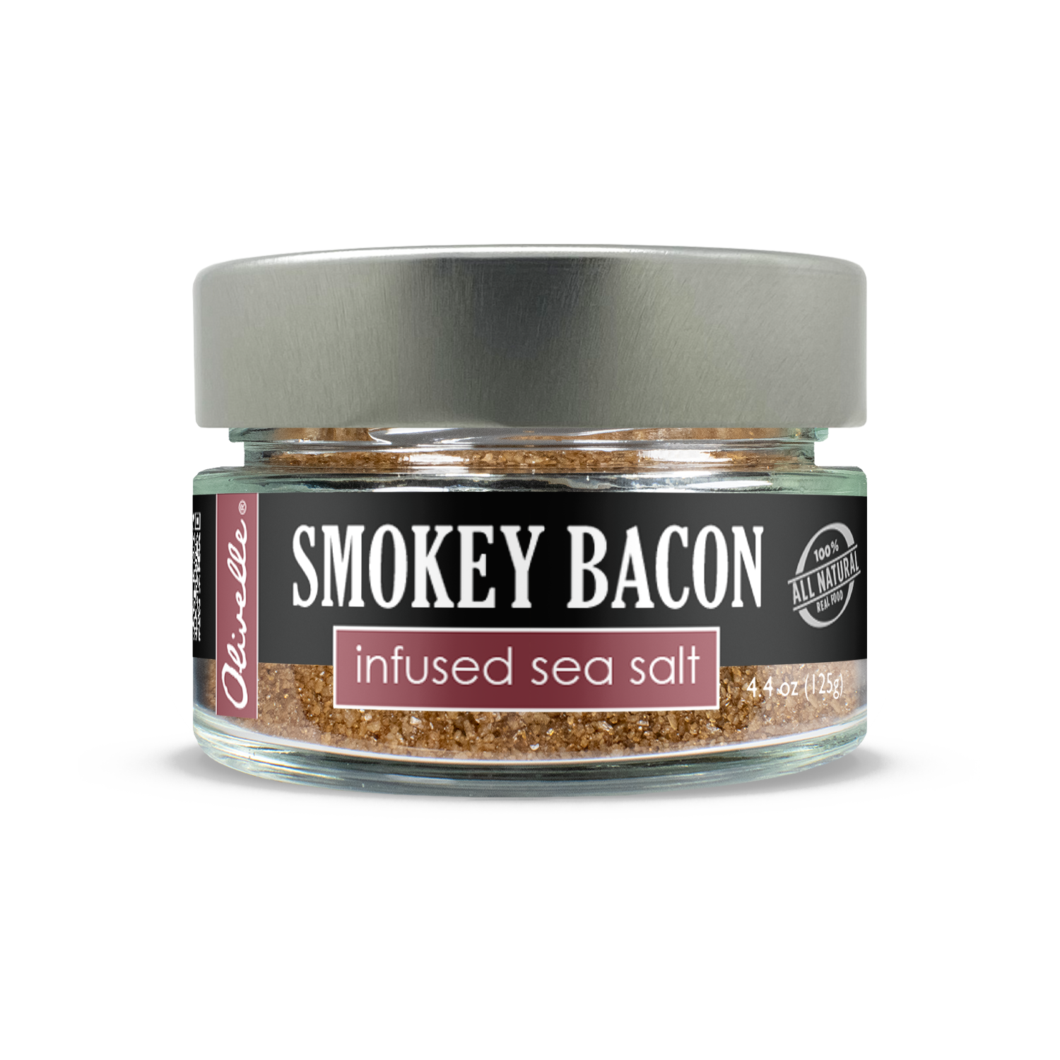 Smokey Bacon Sea Salt -125g (4.4oz) Seasonings & Spices Browns Kitchen