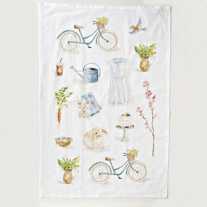 Springtime Tea towel - Browns Kitchen