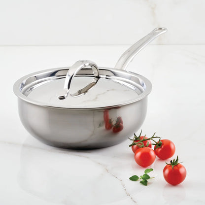 Nanobond Titanium Stainless Steel Saucier Pan, 2-Quart