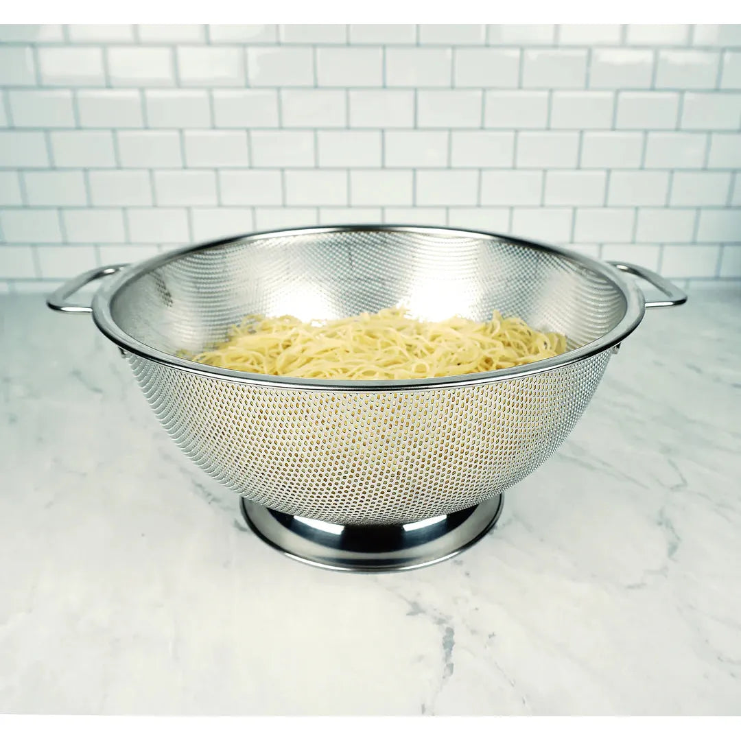 Stainless Steel 5 QT Precision Pierced Colander - Browns Kitchen